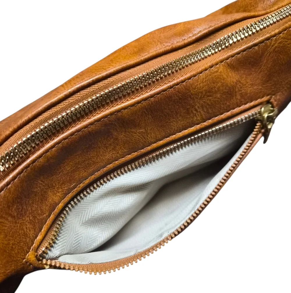 Chala Faux Leather Crossbody Bag with Charms - Picture 4 of 8